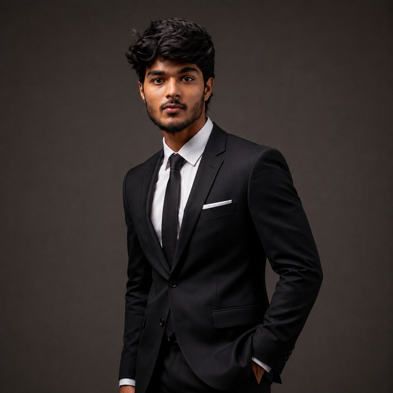 Studio portrait of Tharun Kumar